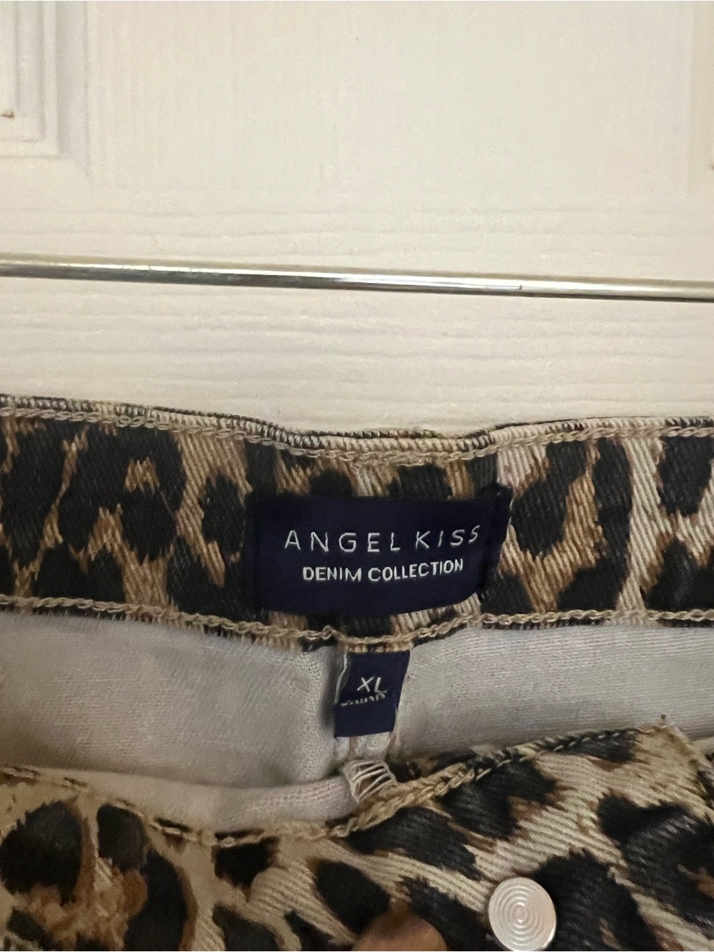 Angel Kiss Leopard Print Mini Skirt - Brown Black - Picture 3 of 3